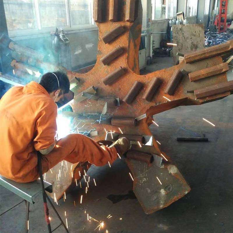 供应冲孔打桩机直径1.5米实心锤头手拉锤冲击钻机钻头厂家