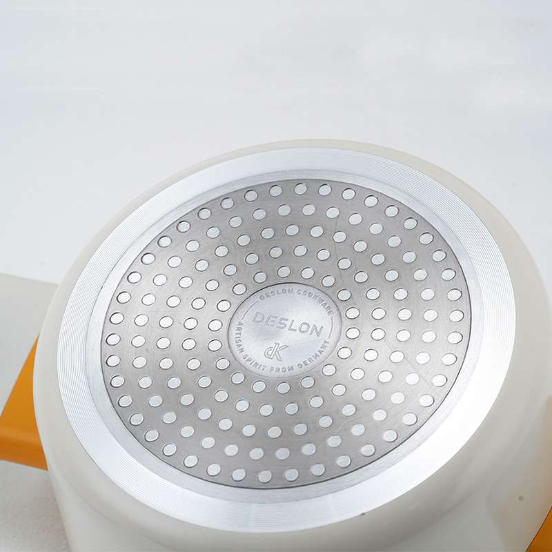 德世朗(DESLON) 银月麦饭石不粘汤锅 DFS-T952 家用20cm汤锅