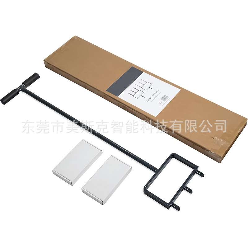 亚马逊跨境新款热销二合一多功能草坪打孔机草坪通气器翻土松土器