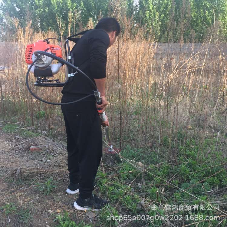 四冲程侧挂式除草机 农作物除杂草机 斜跨式割草机