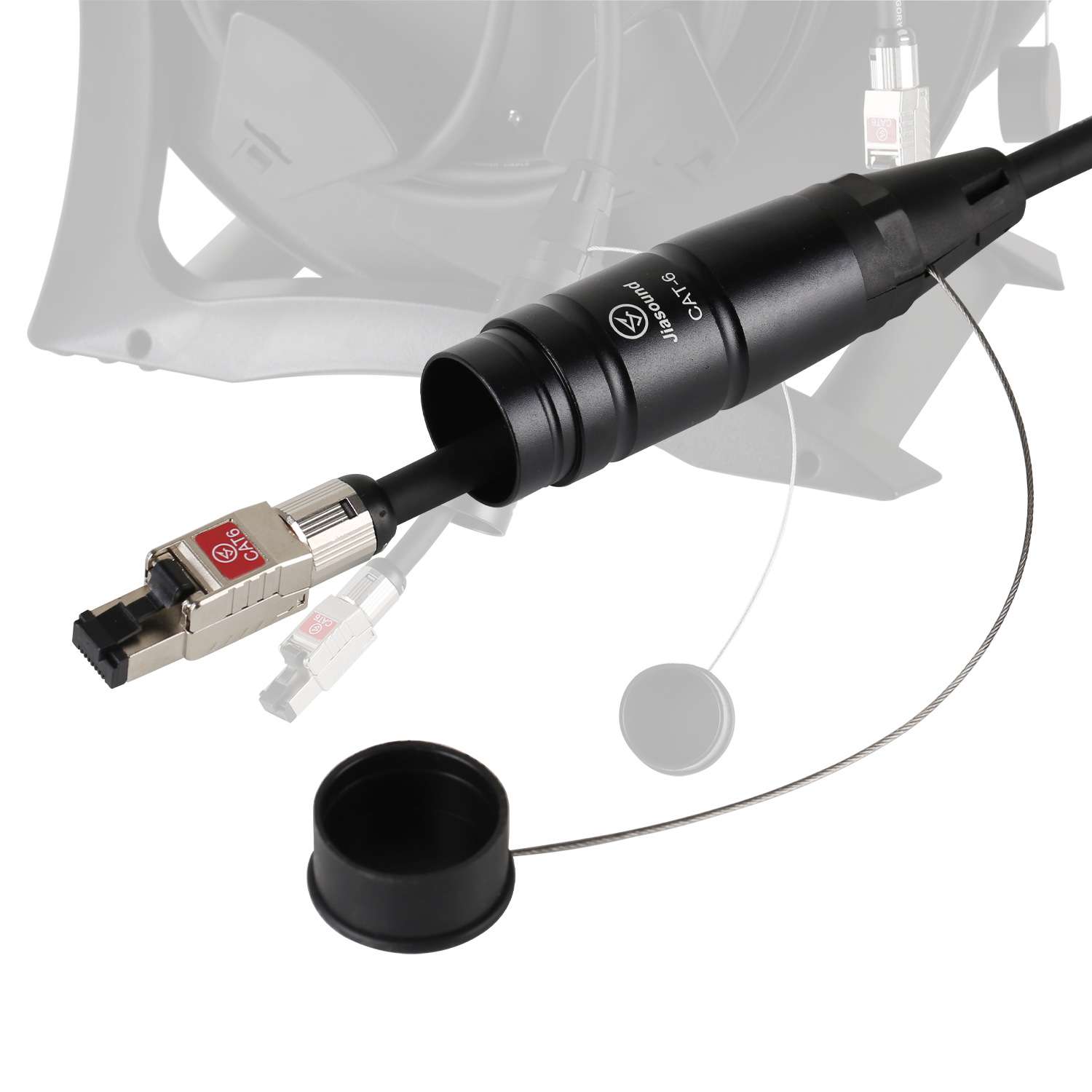 Jiasound CAT6带屏蔽网络线缆车LED屏幕数字调音台音频专用网络线