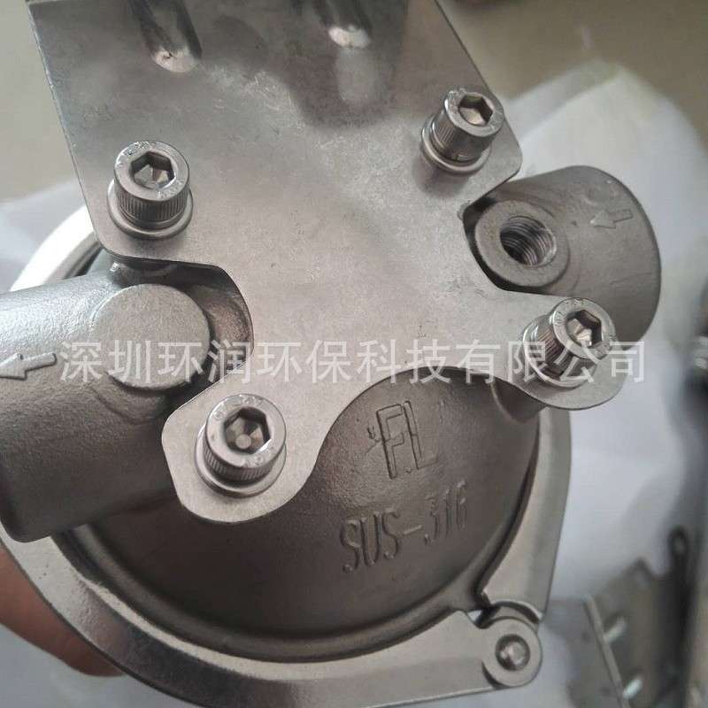 卡箍式单芯10寸20寸30寸精密过滤器 304/316不锈钢滤芯滤网过滤器