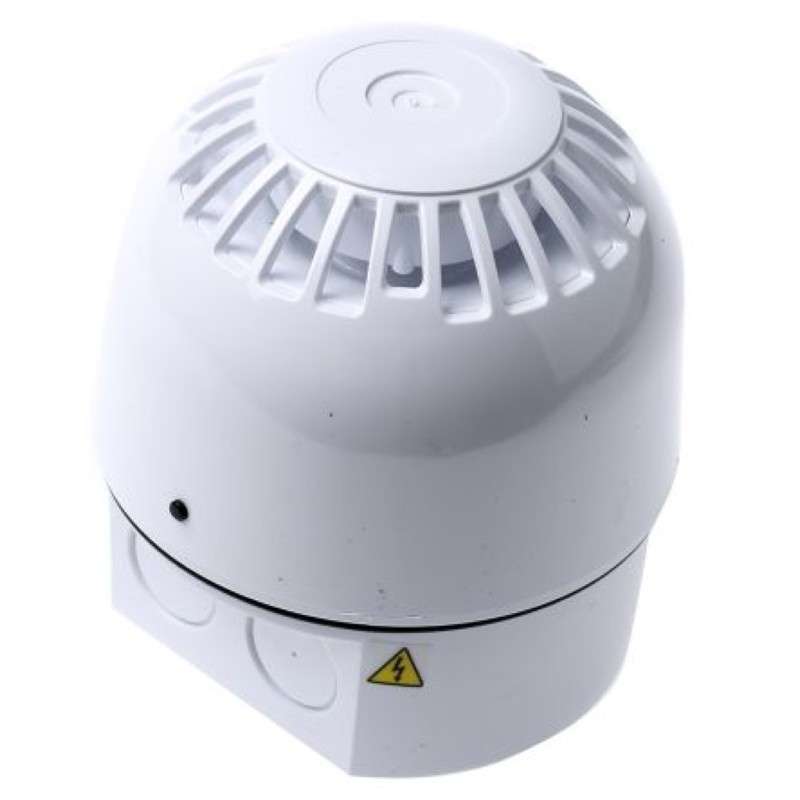 Klaxon PSS-0063 电子报警器,32音调,110-230V交流白色