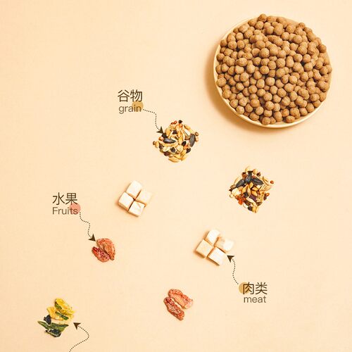花枝鼠粮食全龄阶段营养合成主粮鼠粮零食宠物专用粮饲料美毛育肥