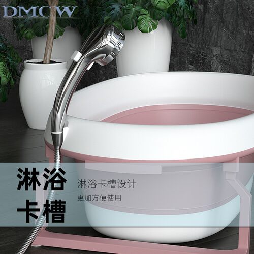 狗狗洗澡盆可折叠宠物猫咪浴盆中型犬洗澡神器可排水柯基法斗浴桶