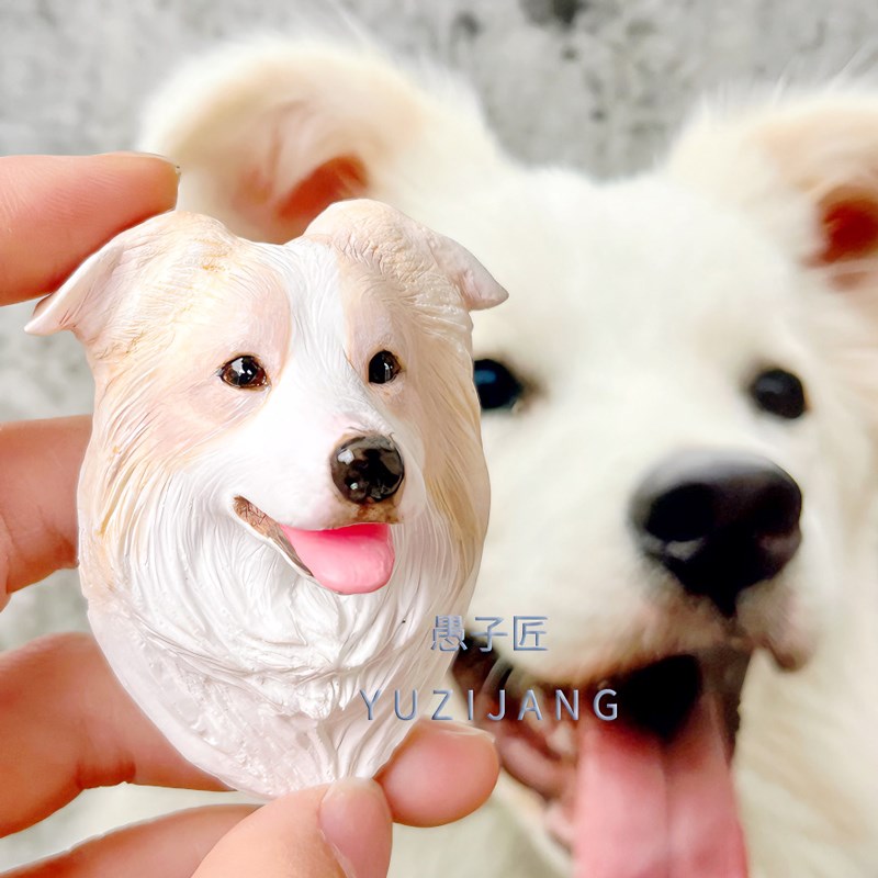 车载香薰摆件柯基柴犬秋田吉娃娃柯基屁屁边牧出风口定制纪念狗狗