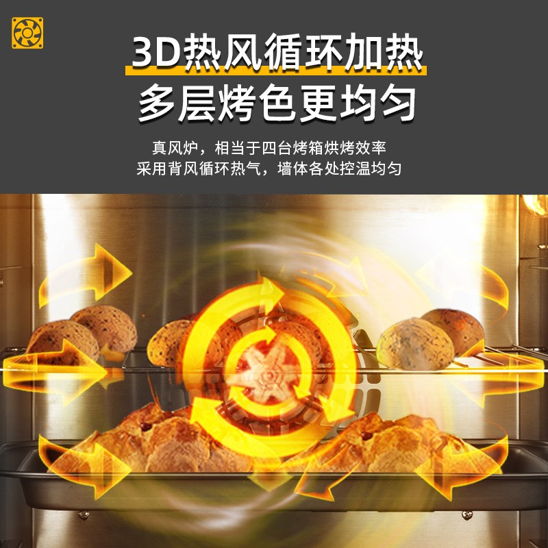 深奇家用风炉烤箱烘焙多功能不锈钢咖啡豆烘干电烤箱商用蛋糕月饼