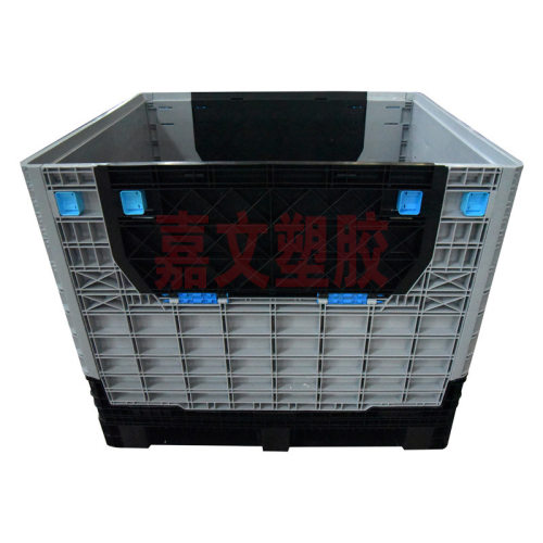湖南长沙湖北武汉1200*1000*1000内倒式一体折叠周转围板箱