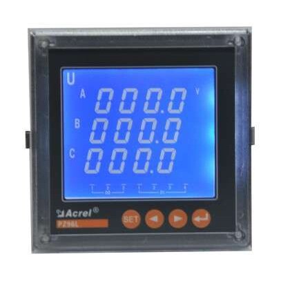 供应Acrel PZ80L-E3/C 三相三相输入AC100V多功能电能表76*76mm
