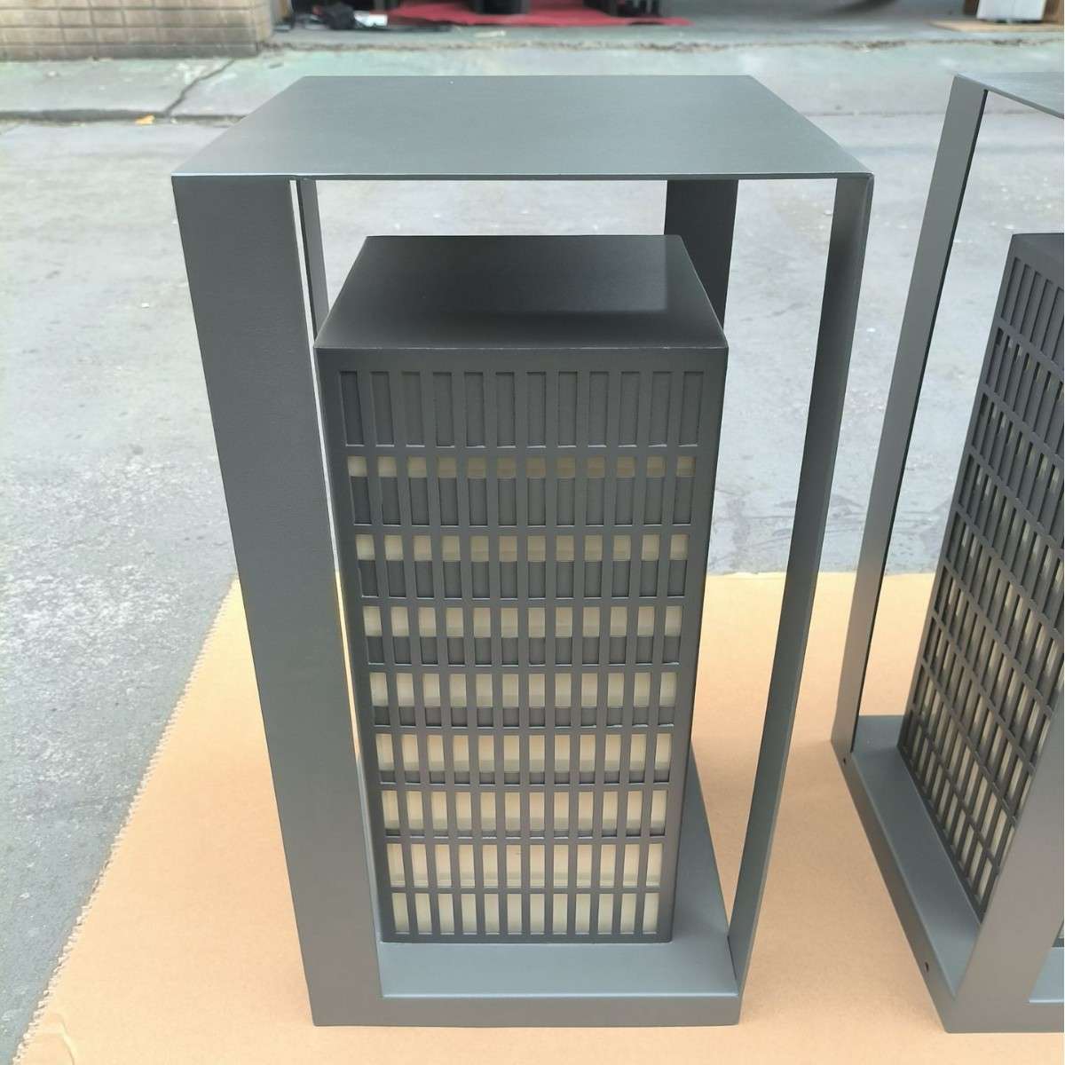 不绣钢柱头灯防云石灯罩LED柱头灯户外别墅柱头灯景观灯庭院灯