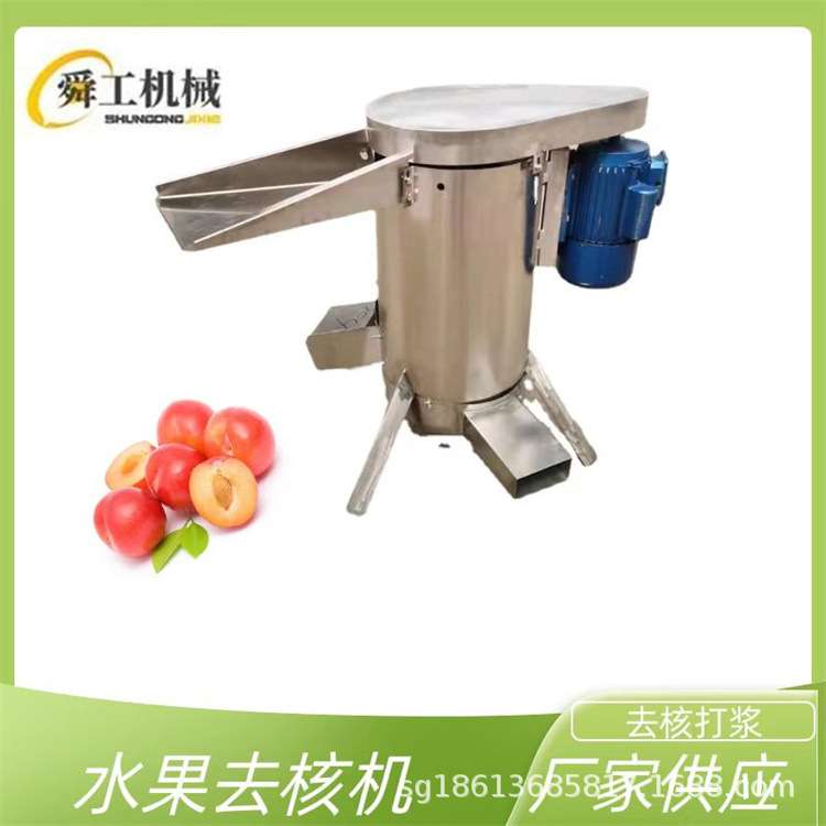 青橄榄不锈钢脱核器 工业水果打浆脱皮机 山枣核桃大型核果去核机