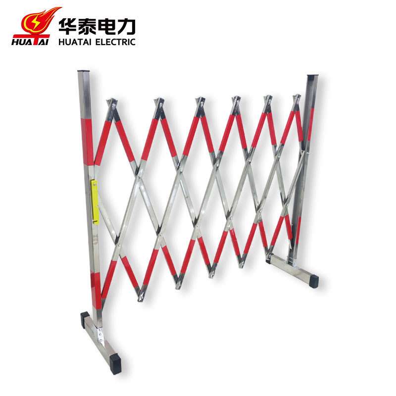 华泰不锈钢伸缩安全围栏可移动片式收缩栅栏不锈钢围栏1.2*2.5米