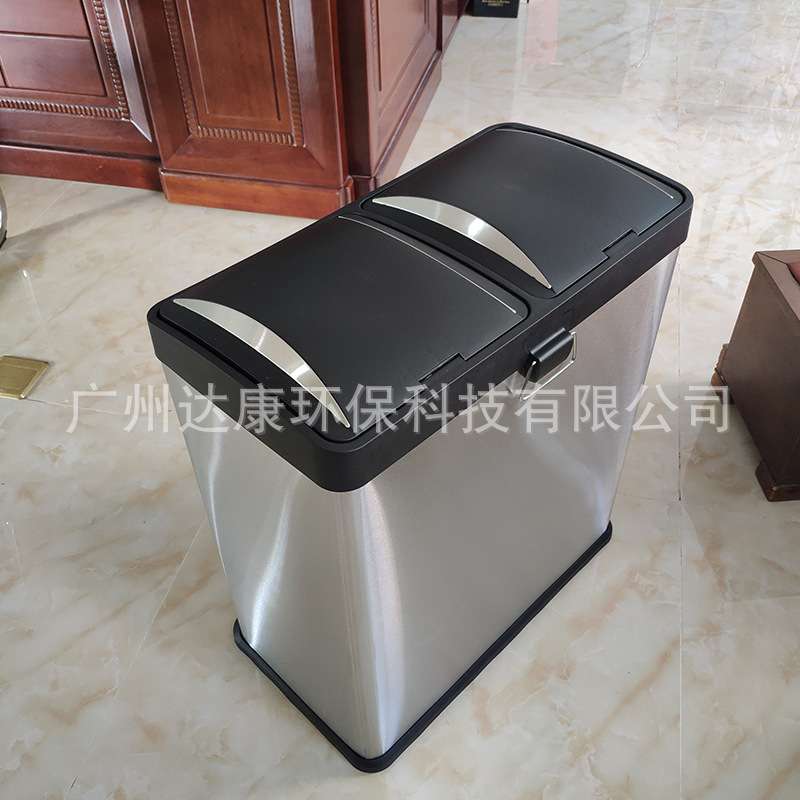 厂家直销分类垃圾桶脚踩踏式家用商用酒店厨房大号户外带盖垃圾筒