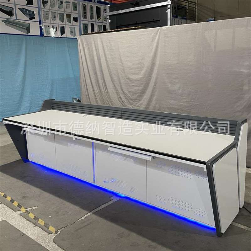 指挥控制台多媒体监控操作台调度台中控室双联三联电视墙机柜赛德