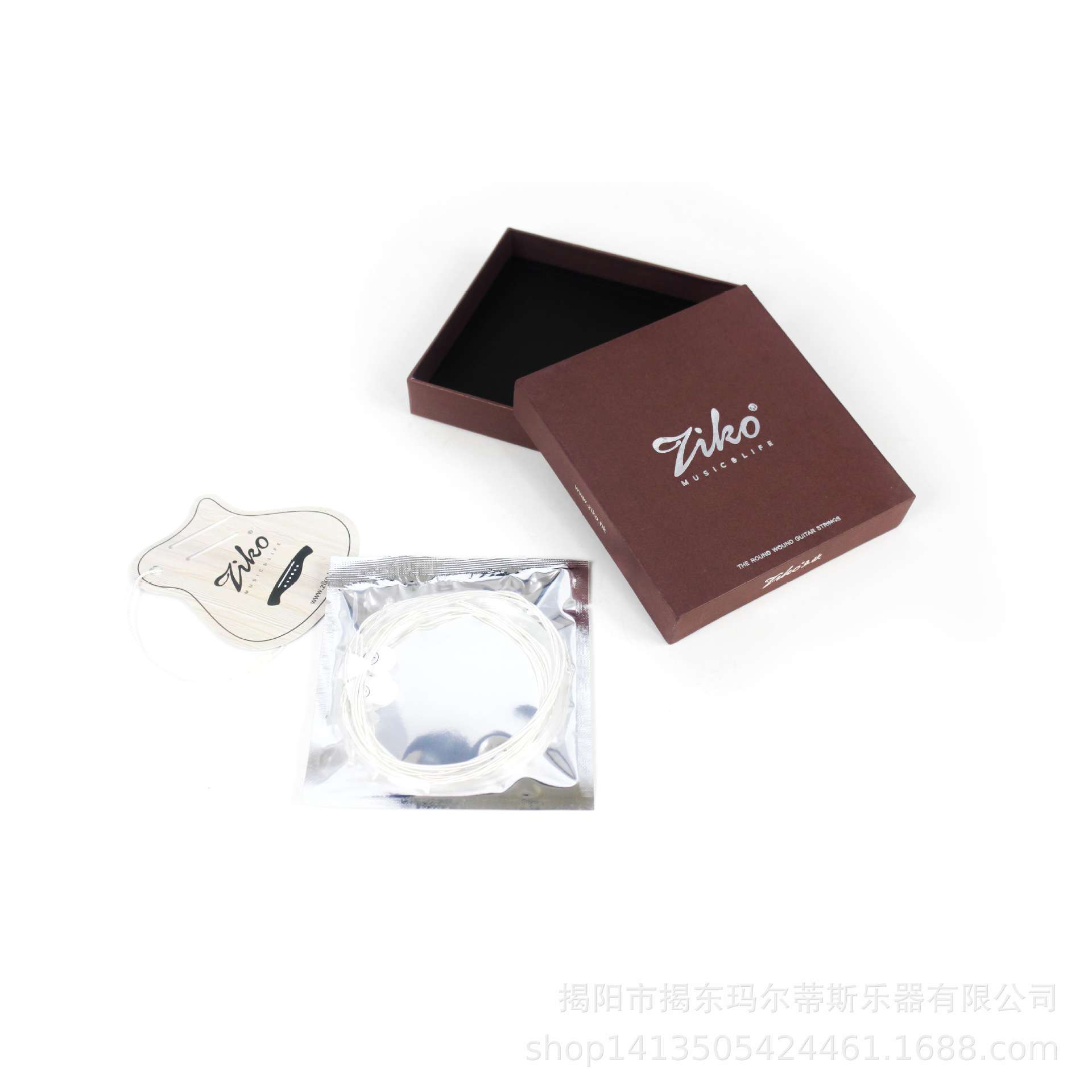 ZIKO立欧琴弦古典民谣木吉他琴弦镀银绕丝尼龙线琴弦高档琴弦套装
