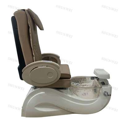 美甲修脚椅 Pedicure chair电动沐足做脚Spa salon按摩脚 池沙发