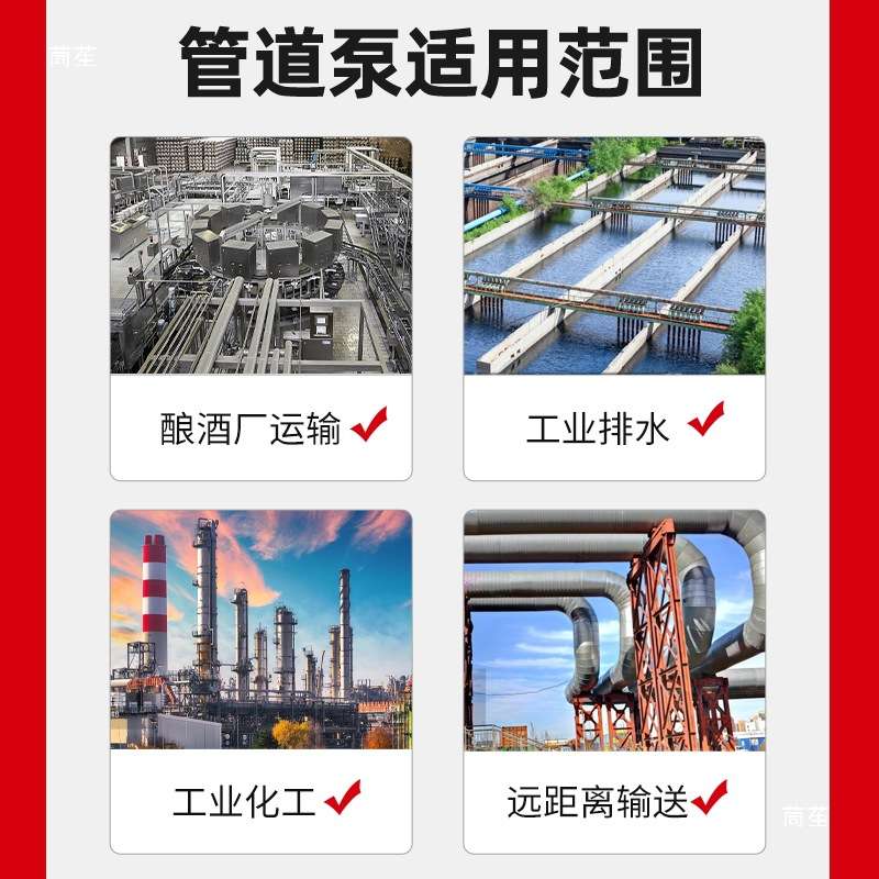人民304不锈钢立式管道离心泵380v热水增压暖气耐腐蚀循环泵