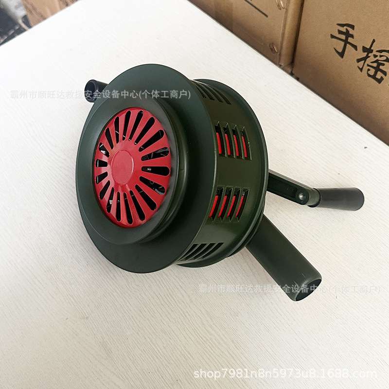 万亿国债手摇报警器便携式防汛应急警报器铝合金蜂鸣防空装置