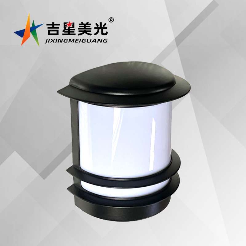 新款户外壁灯创意造型半圆柱墙壁灯罩E27灯头款贴片LED款大门框灯