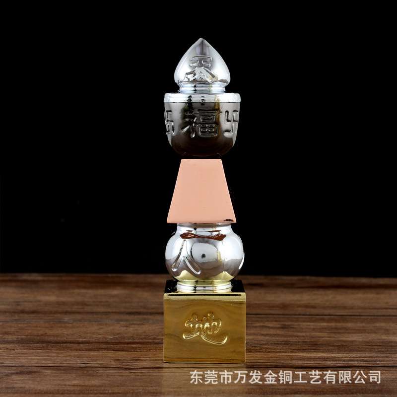 家居饰品福禄寿摇钱树铜塔家居装饰塔铜塔五轮塔心经塔厂家