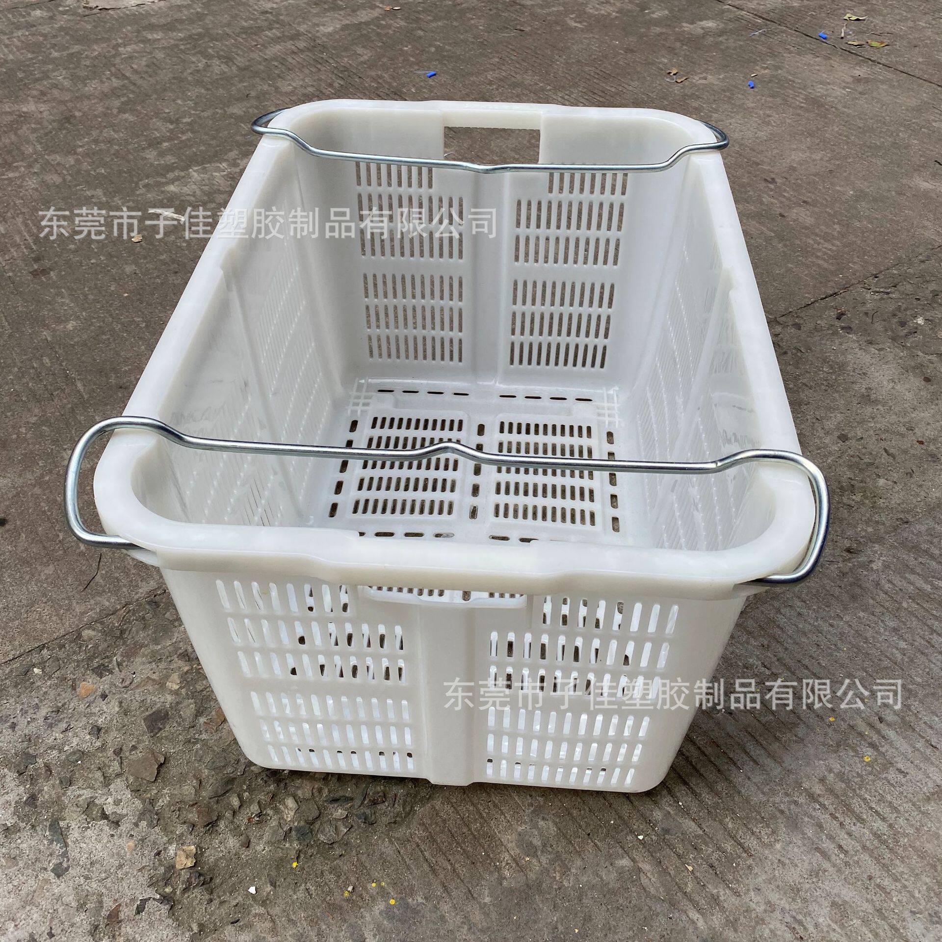 735*503*385电商分拣配货框加厚可套叠周转萝
