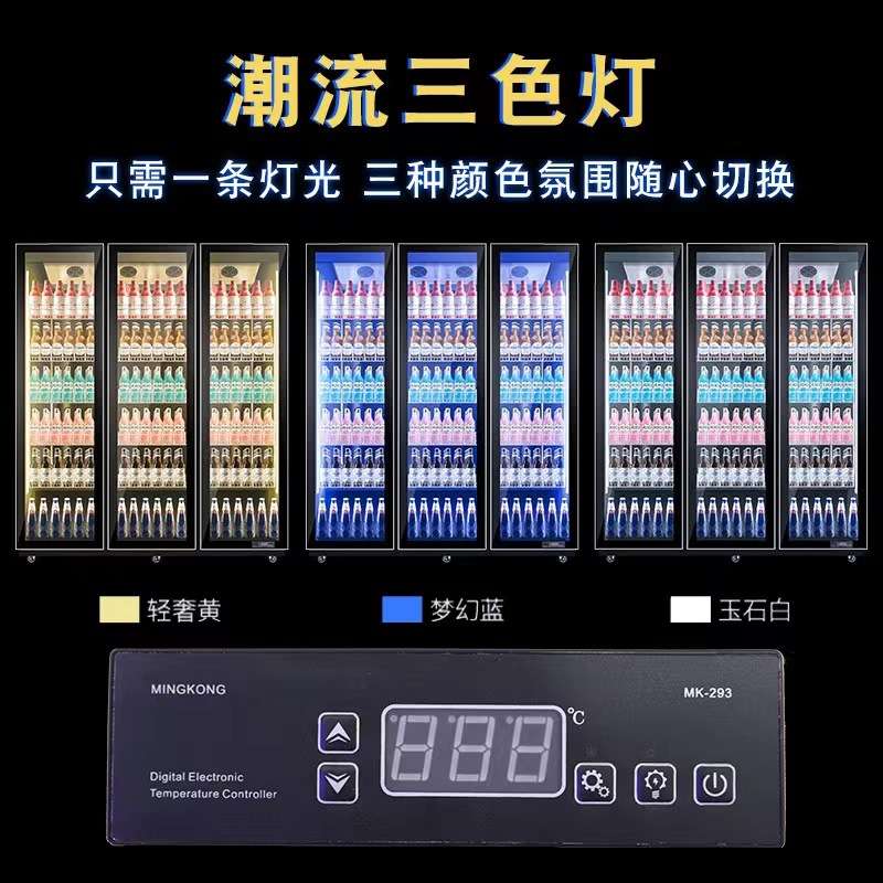 饮料柜网红酒水柜酒吧酒水冷藏柜展示柜商用冷柜保鲜柜风冷冷藏柜
