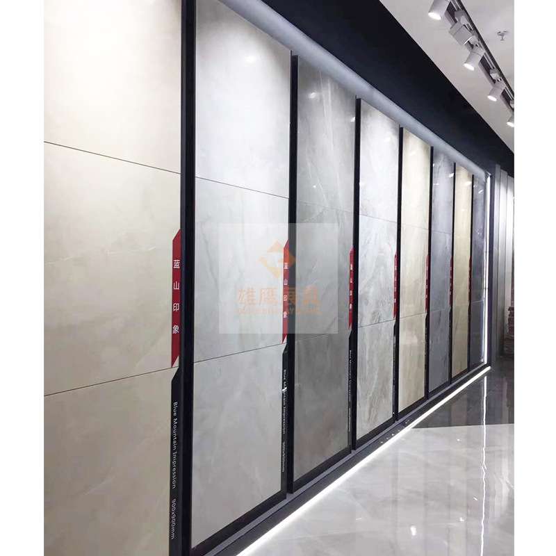 展柜瓷砖展示架锁墙上样展具木地板 展架壁挂式货架免钉收纳