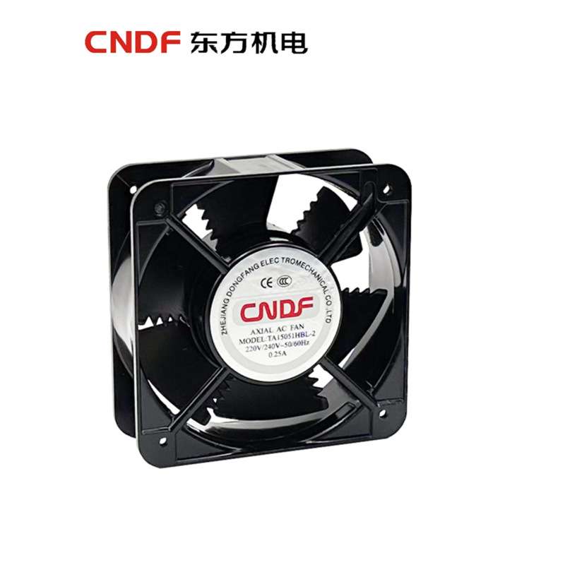 CNDF耐高温轴流风机12038机柜风扇金属风叶烤箱散热风扇