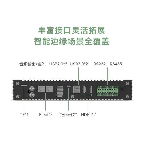 天波厂家AI算法边缘计算网关V1 6T算力工业智能工控机提供API接口