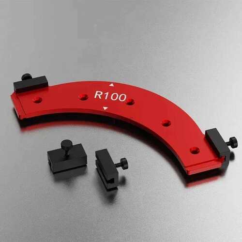内/外角大圆弧模具电刨开槽模板R100-R300木工弯角倒角模板工具