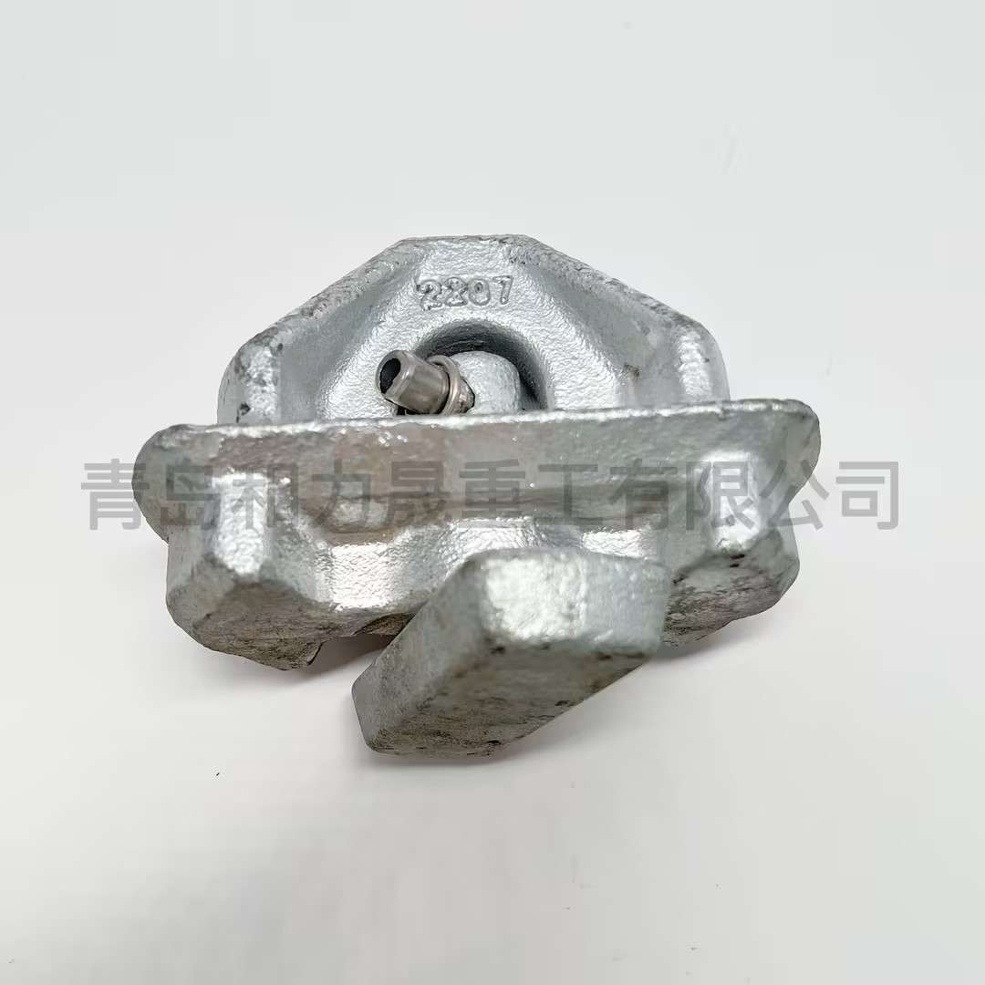 集装箱安全锥 双头双锥 集装箱标准件 四联单锥底锥厂家制作现货.