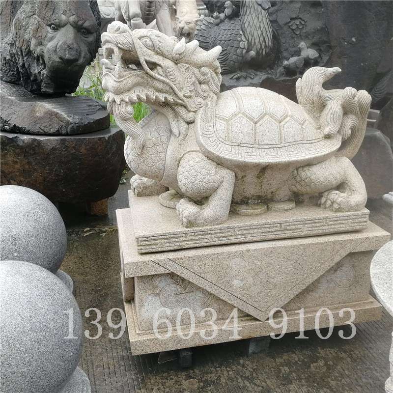 景观喷水乌龟 石雕龟雕刻水景喷泉石龟装饰摆设庭院假山石景乌龟