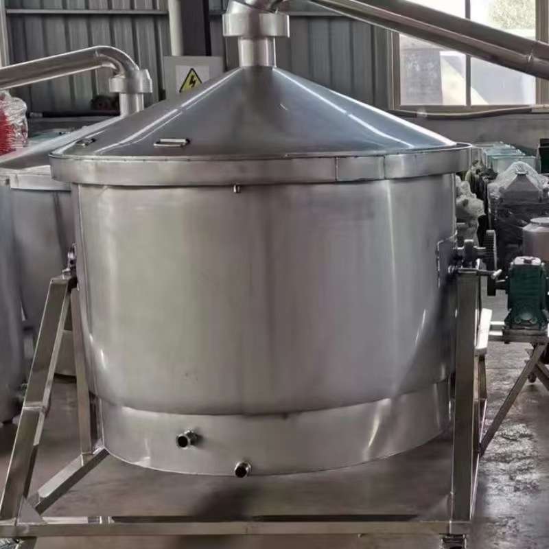 密封蒸粮蒸酒设备304不锈钢双层保温酿酒设备传统工艺蒸酒锅