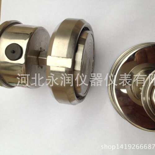 北京布莱迪BLD.F6 F7卫生型卡箍快装连接耐震压力表PYTHN-63HF7