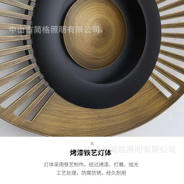 锦江都城现代简约创意过道楼梯走廊别墅客厅电视背景酒店装饰壁灯