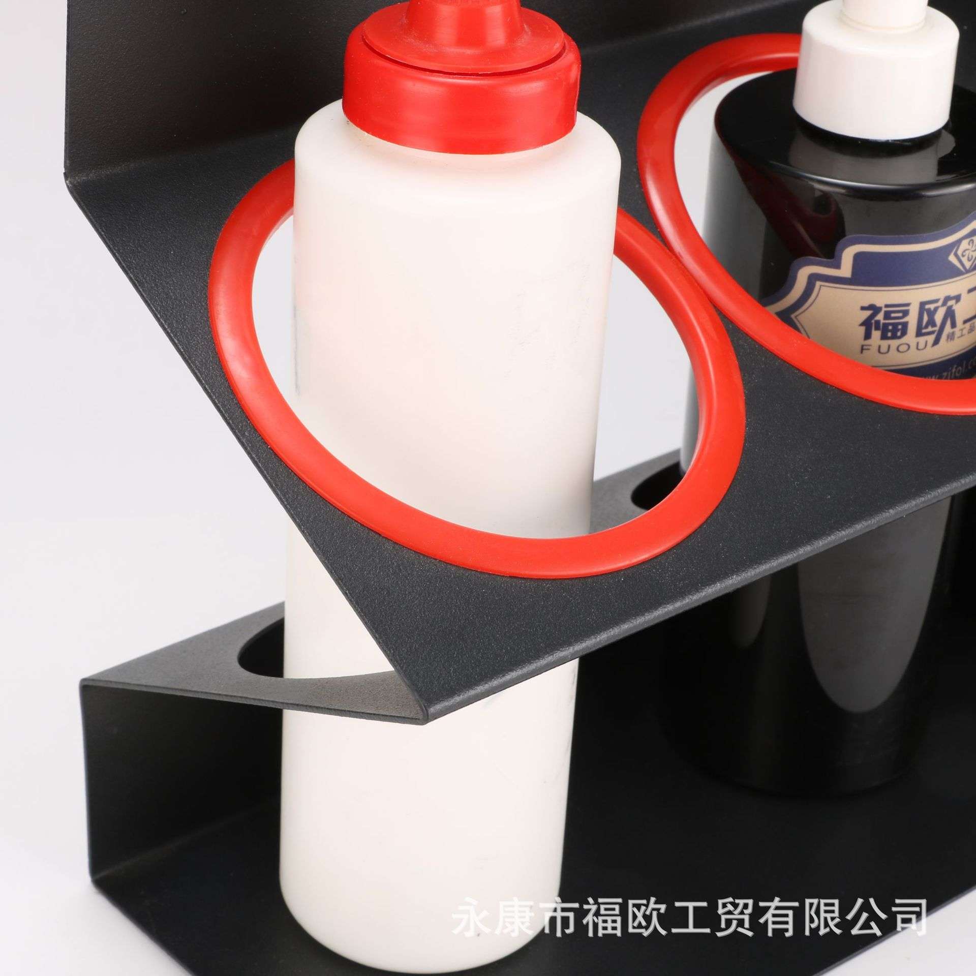 FUOU蜡瓶支架Z字型收纳喷壶洗车水蜡瓶放置架跨境洗车工具