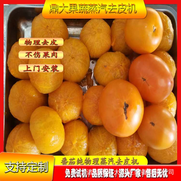 全自动猕猴桃去皮机 木薯粉加工去皮设备 果蔬红薯蒸汽去皮机