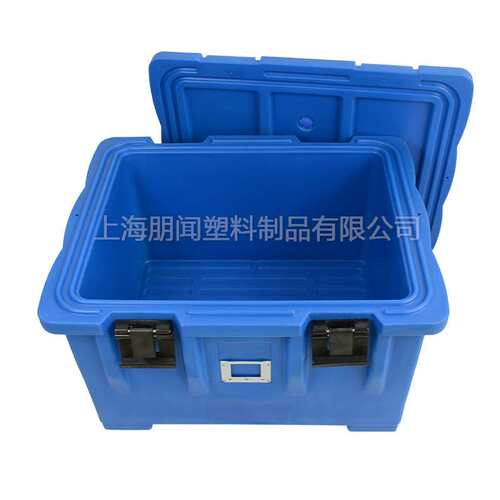 朋闻 B110L滚塑食品保温箱学校食堂配餐箱保温周转箱带轮子