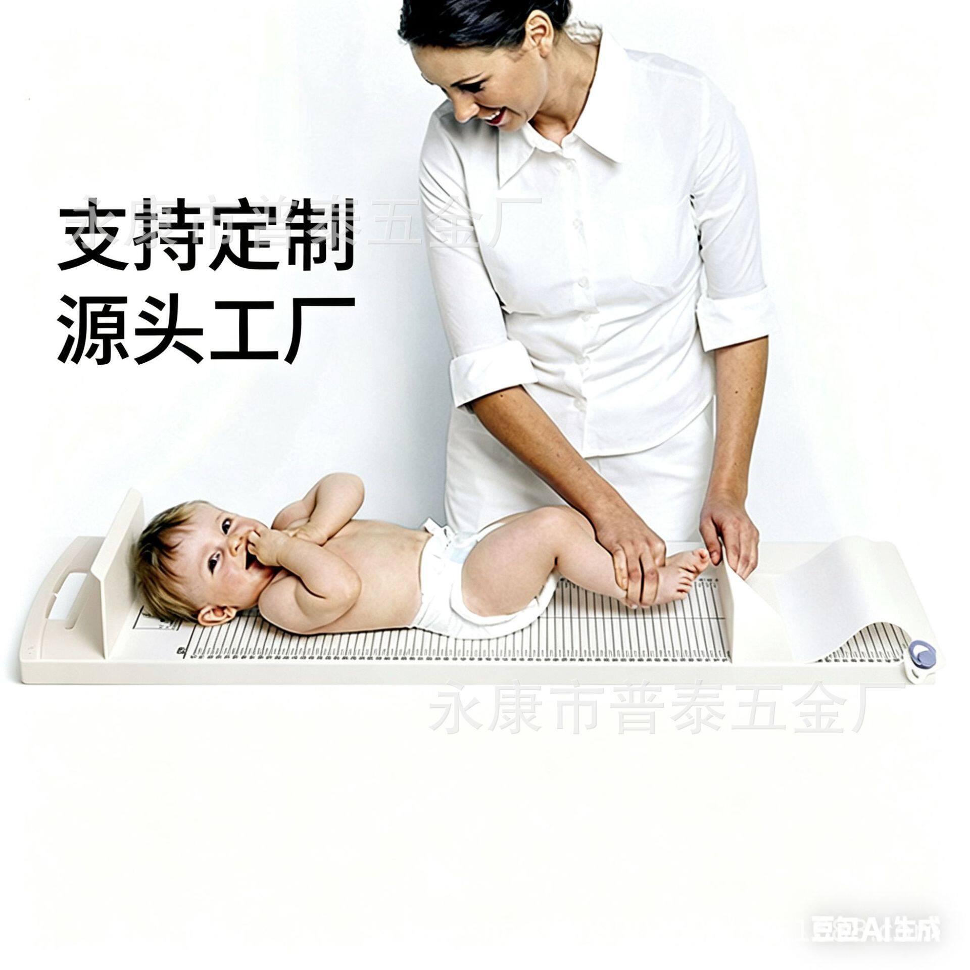 超柔软材质1米婴幼儿身高测量垫婴儿量尺水平身长尺婴儿量布