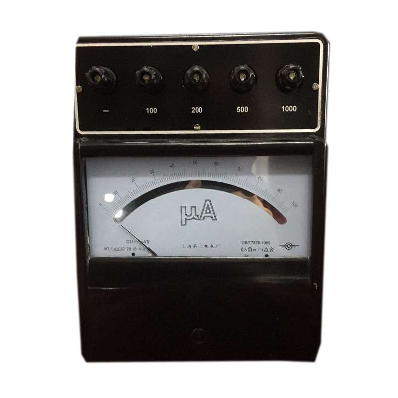 C31-uA 直流微安表 0-1000μA 四档电流表