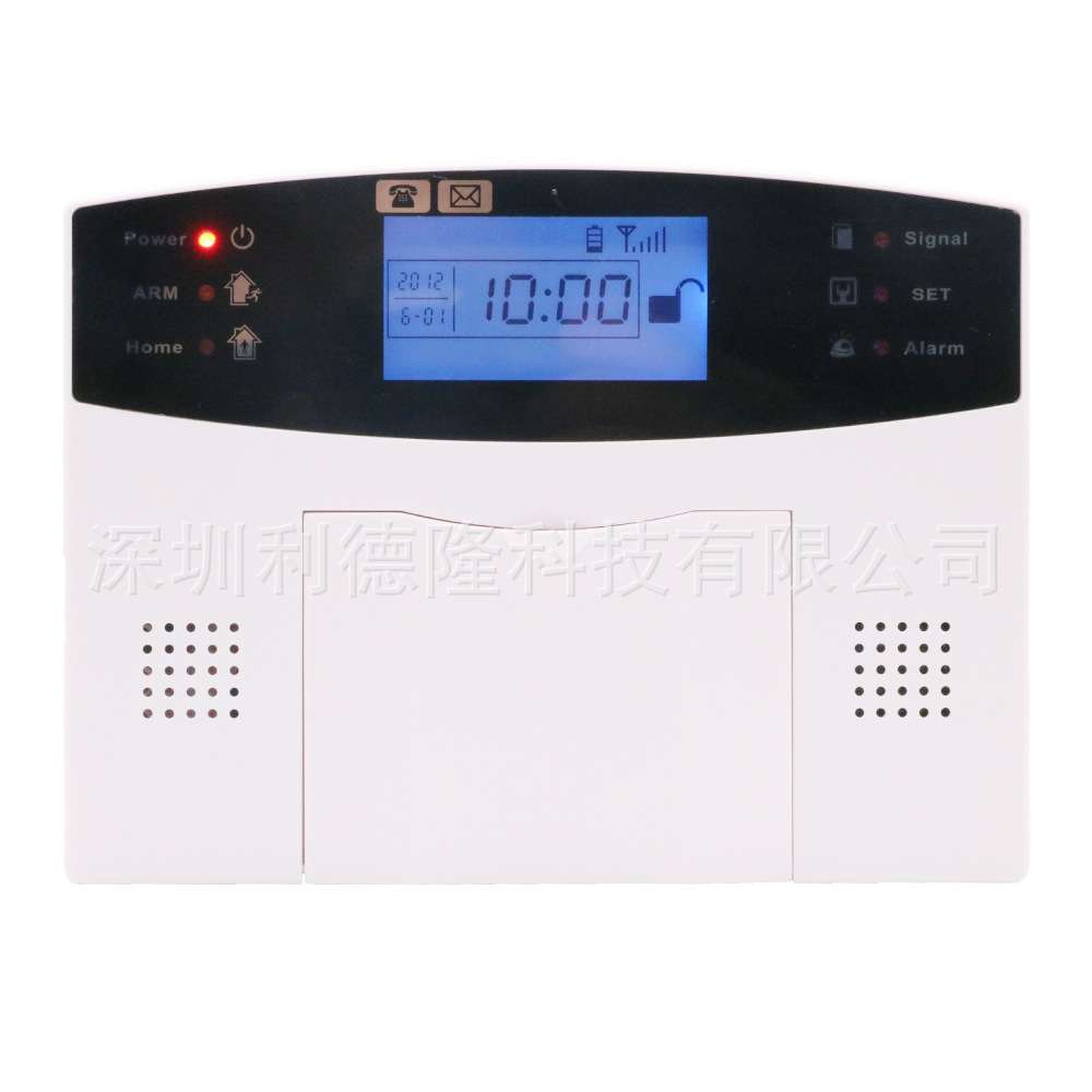 防盗报警器多语种LCD GSM alarm 红外 gsm报警器 gsm 防盗报警器