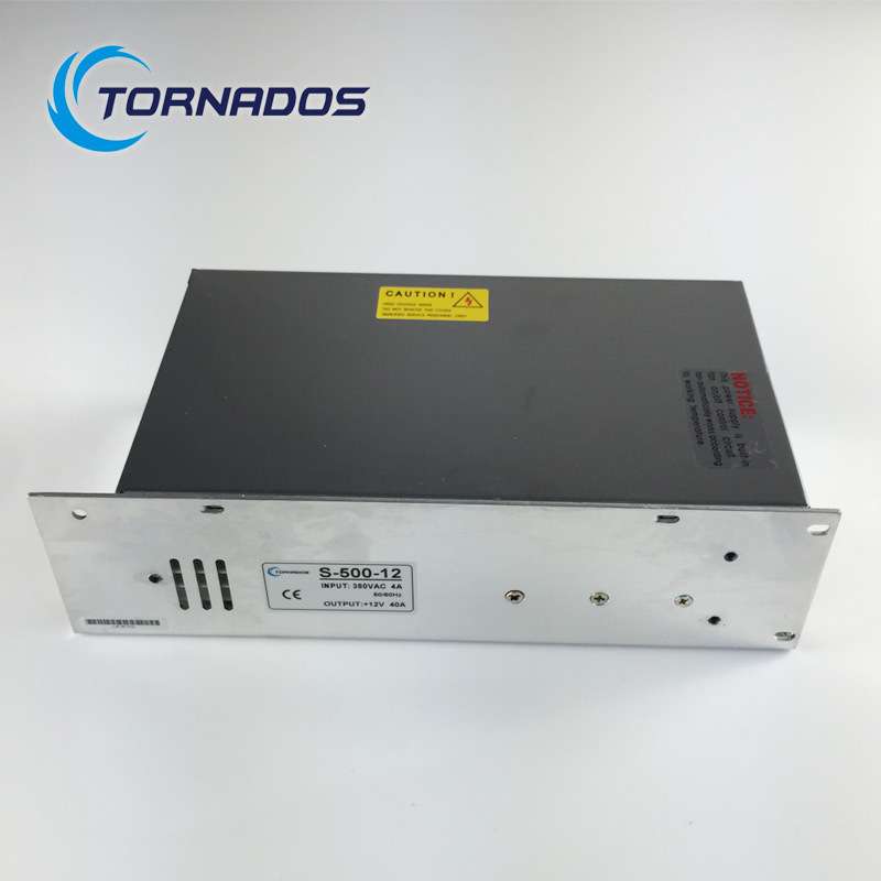 三相交流380V输入转直流12VDC 500W大功率工业开关电源S-500-12