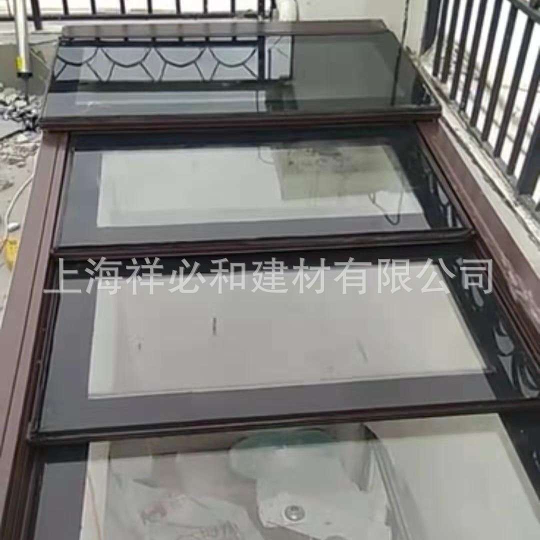 上海厂家门窗采光散热阳光房平移天窗楼梯口电动通风防水滑动天窗