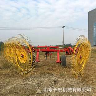 牧草苜蓿稻草搂堆机9LZ系列四轮拖拉机带指盘搂草机