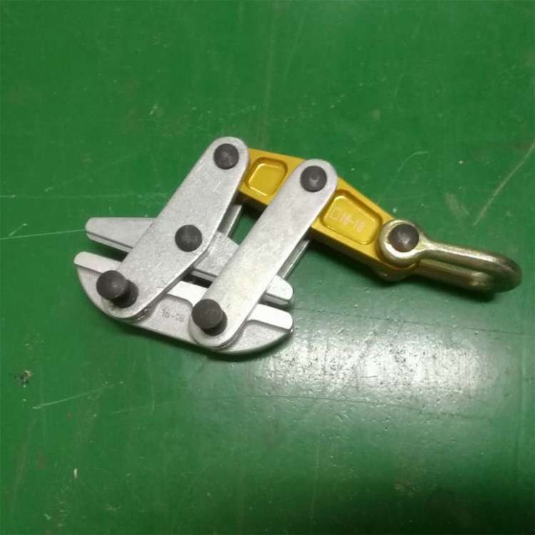 可调式防扭钢丝绳卡线器单V形钳口收紧器电力牵引绳收线器