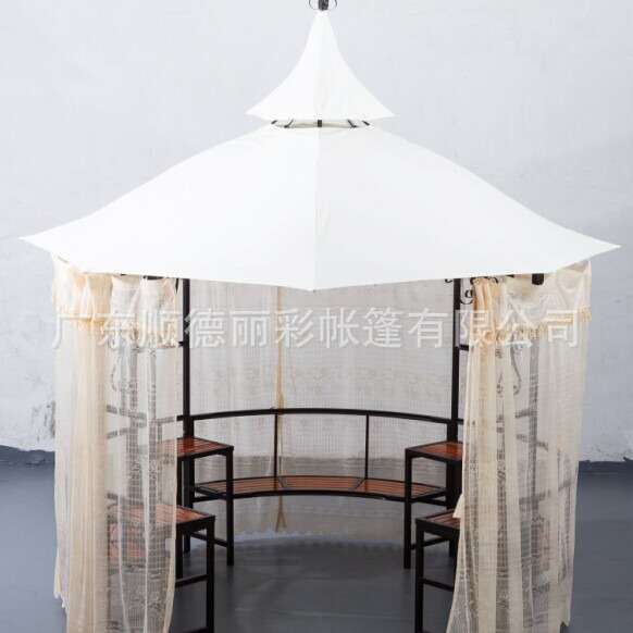 户外城堡式铁艺花鸟凉亭 酒店花园公园景区休息乘凉景观亭遮阳伞