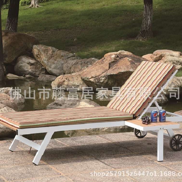 户外躺椅编藤沙发椅绳编桌椅阳台庭院躺椅售楼大厅茶几桌椅组合