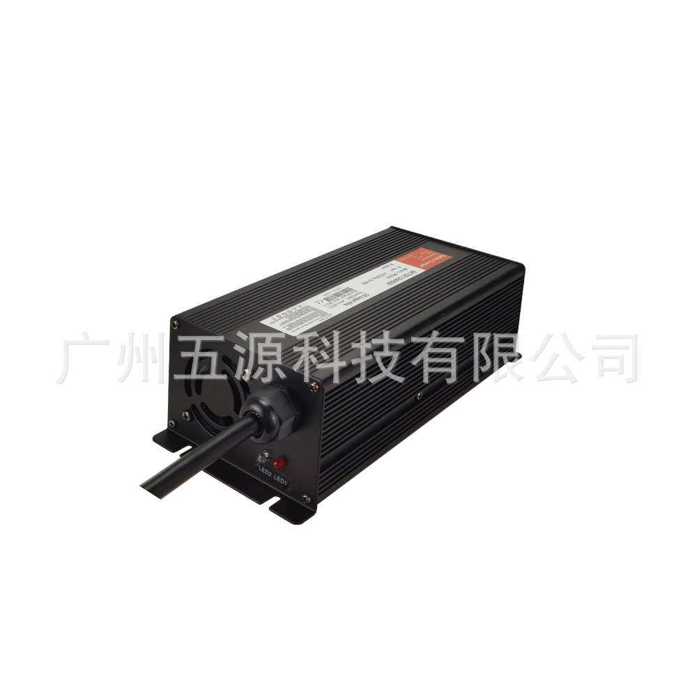 五源600W系列12V25A汽车电瓶充电器大功率铅酸电池优质铝壳充电器