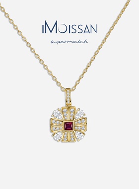 iMoissan金玺吊坠项链轻奢悦己 原创设计师款生日礼物送女友闺蜜