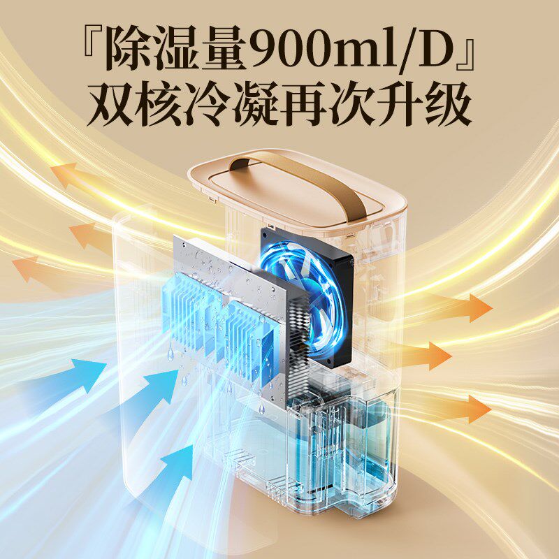 斗禾除湿机家用静音抽湿机室内小型吸湿器回南天卧室宿舍去湿神器